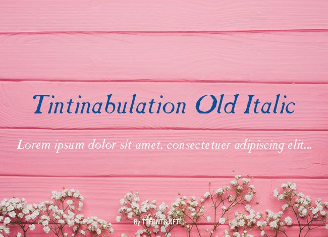 Tintinabulation Old Italic example